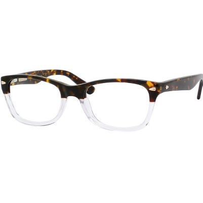 auburn brown tortoise havana clear crystal 2 tone/gold studs