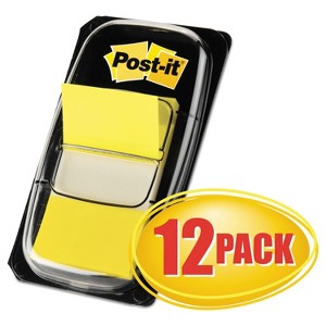 Post-it Marking Page Flags in Dispensers Yellow 12 50-Flag Dispensers/Box 680YW12 - 1 of 3