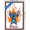 Trends International Disney Lilo & Stitch (2002) - Fire & Attitude Framed Wall Poster Prints - 3 of 4