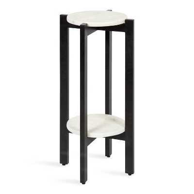 Kate and Laurel Moxley Round Wood Accent Table