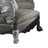 34" Dresden Accent Chair Synthetic Leather Bone White Finish - Acme Furniture: Tufted, No Assembly, Wood Frame - 3 of 4