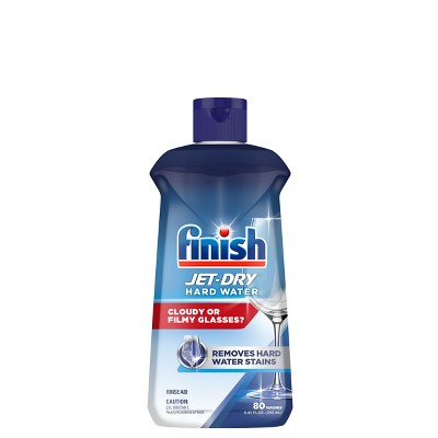 Finish Jet Dry Dishwasher Rinse Aid Hardwater Protection - 8.45oz