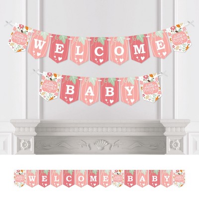 Big Dot Of Happiness Pastel Halloween - Pink Pumpkin Birthday Party Bunting  Banner - Party Decorations - Happy Birthday : Target
