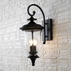 Dowell Outdoor Wall Sconce Lights (Set of 2) - Black - Safavieh. - image 3 of 4