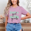 Simply Sage Market Women's Just A Girl With Goals Puff Print Short Sleeve Graphic Tee - 2 of 4