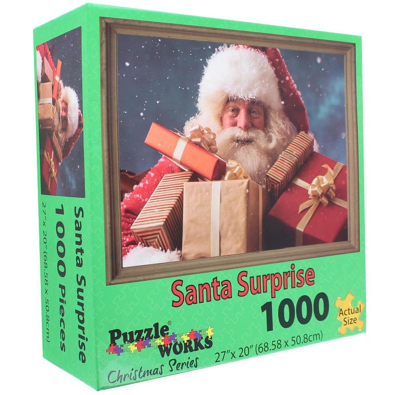 Puzzleworks Santa Surprise 1000 Piece Jigsaw Puzzle, 3 of 7