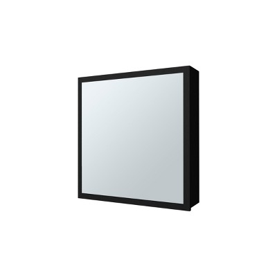 GlasFlength Decorative Wall Mirrors Bathroom Decor Cabinet Accent Mirror Vanity Medicine Cabinet Mirrors for Bathroom Wall, Black, 19.7"*5.7"*21.1"