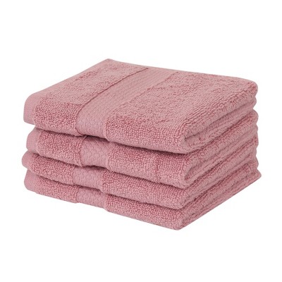 Splash Zero Twist 100% Ring Spun Cotton Face Washcloth Set – Reversible, 550 GSM, Soft, Lightweight, Highly Absorbent Towels for Bathroom