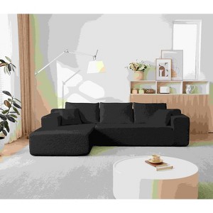 VASIP "104" Modern Cloud Sectional Sofa with L-Shape Chaise - Deep Seat, Soft Chenille Fabric, No Assembly, Space-Saving Living Room Couch - 1 of 4