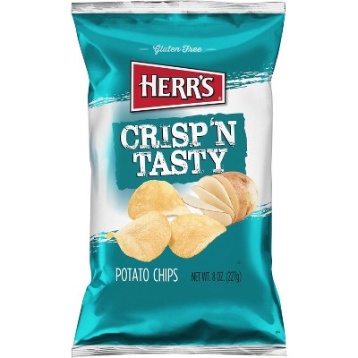 Herr's Crips & Tasty Potato Chips - 8oz : Target