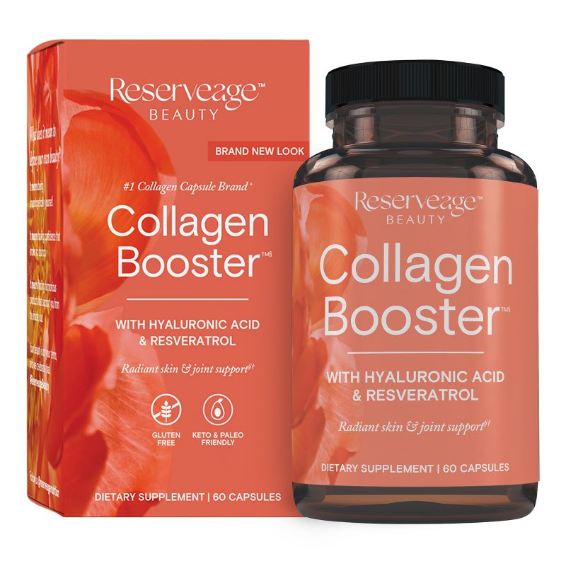 Reserveage Beauty, Collagen Booster, Collagen Supplement for Skin Care and Joint Health, Supports Healthy Collagen Production, 1 of 7