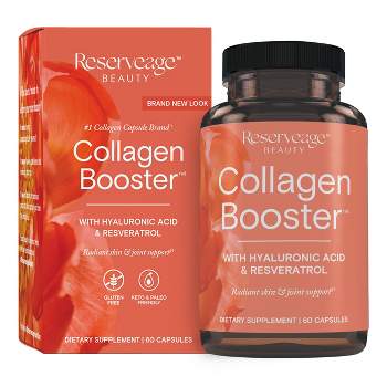 Reserveage Beauty, Collagen Booster, Collagen Supplement for Skin Care and Joint Health, Supports Healthy Collagen Production