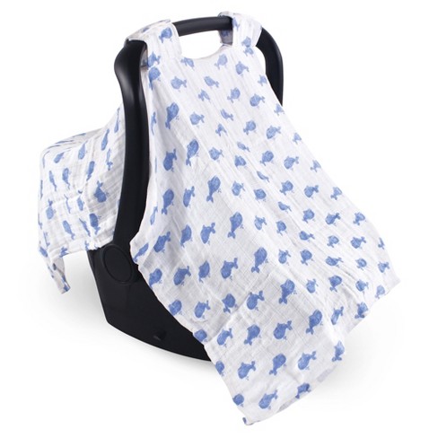 Hudson Baby Muslin Ca Seat Canopy, Foest