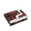 50"x60" Mountain Tartan Reversible Throw Blanket Red - Eddie Bauer - 2 of 4