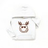 S.W.Smiley Reindeer Lights - Toddler Hoodie and Youth Hoodie - 2 of 2