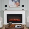 Cleo Landscape Electric Fireplace in White by Real Flame - 2 of 4
