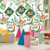 Big Dot of Happiness Jungle Party Animals - Safari Zoo Animal Birthday Party or Baby Shower Hanging Decor - Party Decoration Swirls - Set of 40 - 2 of 4