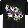 Positive Vibes Spread Kindness Flowers Men's Black T-Shirt - 2 of 3