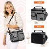 OPUX Large Insulated Lunch Bag Men Women, Leakproof Thermal Reusable Soft Cooler Tote Work School Adult Kid Boy Girl - 3 of 4