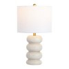 Coco 22" Ceramic Table Lamp - Cream/Brass Gold - Safavieh - 3 of 4
