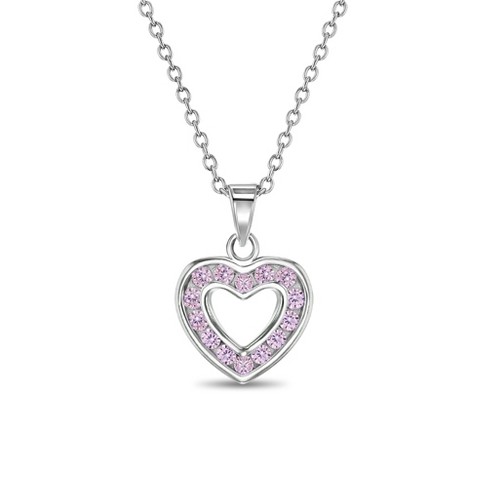 Girls' Tiny Heart Sterling Silver Necklace - in Season Jewelry