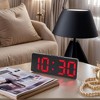 REGALWOVEN Digital Corded Electric Plastic Adjustable Brightness Alarm Clock 6.1"L x 0.9"W x 2.5"H 1 Pc - 2 of 4