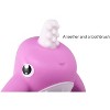 Smily Mia Nora the Narwhal Soft Silicone Baby Teether, Baby Teething Toy with Two Handles, Helps Relieve Teething Pain - 2 of 4