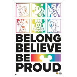 Trends International Disney Mickey Mouse - Belong Framed Wall Poster Prints - 1 of 4