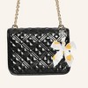 Unique Bargains Bow Scarf Heart Print Handbag Charm 1 Pc - 2 of 4