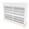 47.24"shoe cabinet/shoe rack cabinet/shoe rack organizer cabinet,White - image 4 of 4