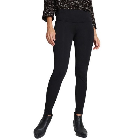 Dressbarn Roz & Ali Women's Tummy Control Leggings - Black, Small