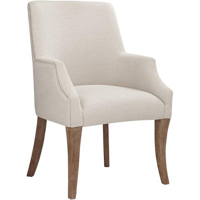 55 Downing Street Kasen White Fabric Dining Chair