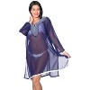 LA LEELA Women's Summer Vacation Beachwear Short Mini Beach Dress Bathing Suits Swimwear Swimsuit Cover Ups - 4 of 4
