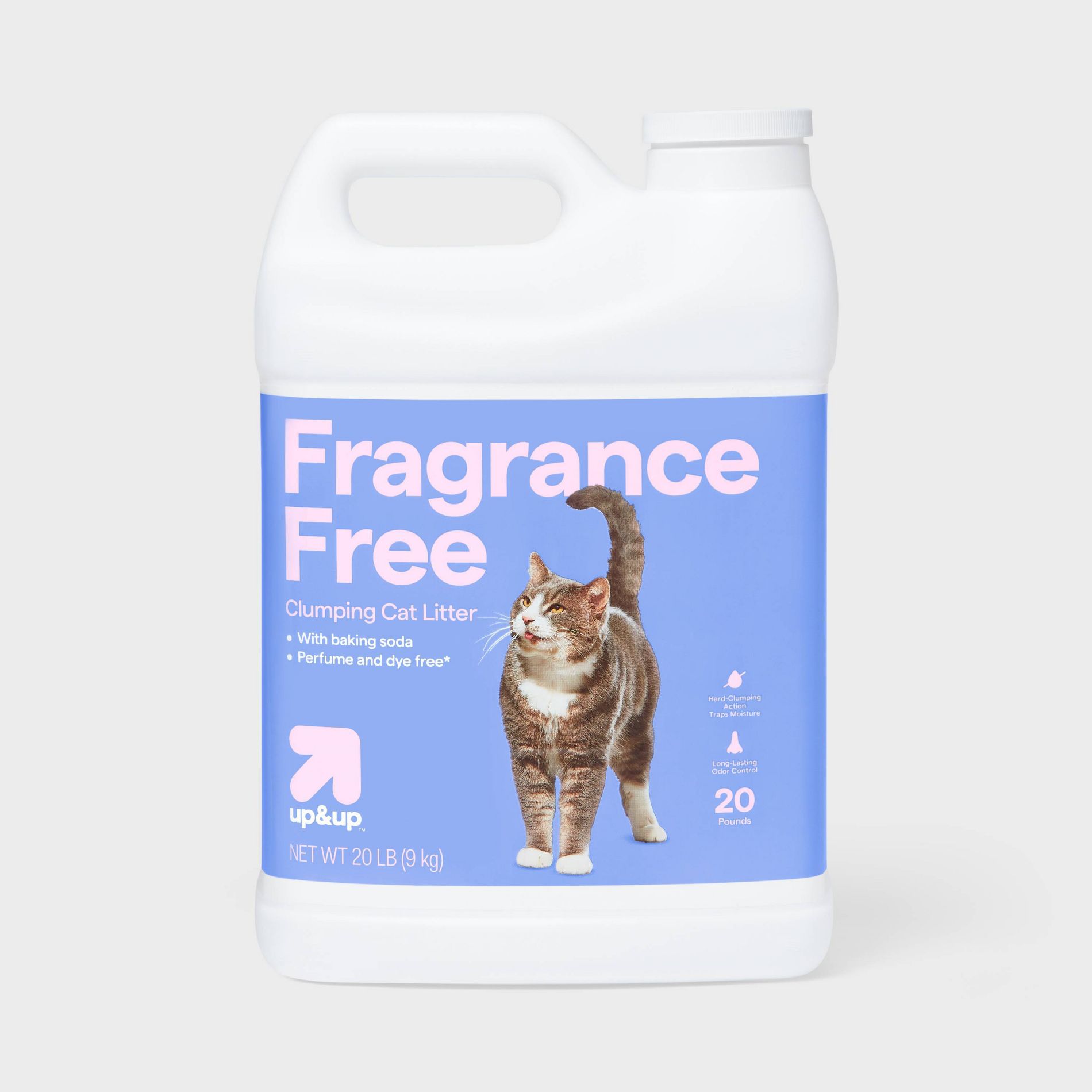 Fragrance Free Scoopable Clumping Cat Litter - 20lbs - up&up™