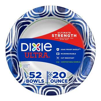 Dixie Paper Plates, 10 1/16 inch, Dinner Size Printed Disposable Plate, 220 Count (5 Packs of 44 Plates)