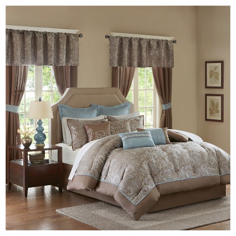 Louis Vuitton beige brown comforter set