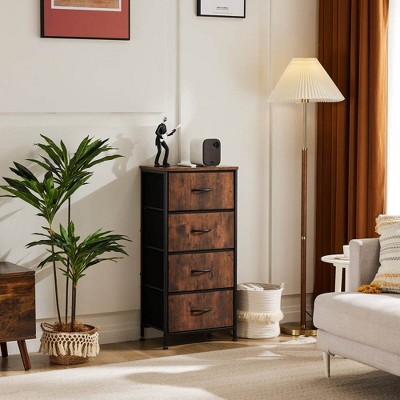 RISOKEYS Classic Wide Fabric Closet Dresser,with Storage Drawers, Chests Organizer,TV Stand with Metal Frame for Clothes,Living Room,Hallway