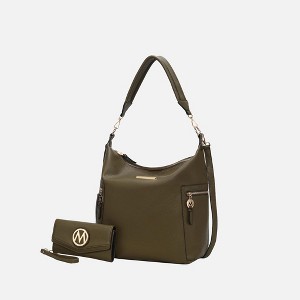 MKF Collection Ophelia Vegan Leather Women’s Hobo Bag with Wallet by Mia K - 1 of 4