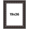 PosterPalooza | 3.5" Wide Ornate Black Picture Frame - UV Acrylic, Foam Board Backing, Hanging Hardware - 2 of 4