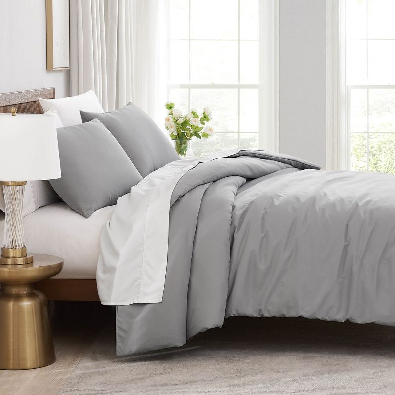 Southshore Fine Living Vilano Springs Oversized Soft and Easy Care Duvet Cover Set with Shams, 3 of 7