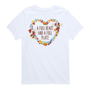 Boys' - Disney - A Full Heart And A Full Plate Short Sleeve Graphic T-Shirt - 1 of 4