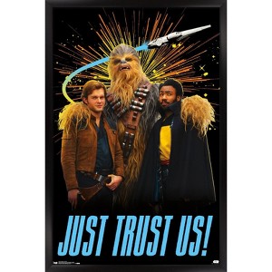 Trends International Star Wars: Solo - Trust Us Framed Wall Poster Prints - 1 of 4