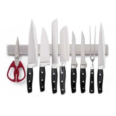 LunaLulinlk Magnetic Knife Holder, Stainless Steel Wall Mounted Magnet Strip for Knives, 18 Inch