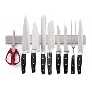 LunaLulinlk Magnetic Knife Holder, Stainless Steel Wall Mounted Magnet Strip for Knives, 18 Inch - 1 of 4