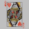 Junior's Lost Gods Heart Queen Card T-Shirt - 2 of 4