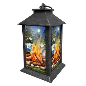 Briarwood Lane Summer Lantern 13.5" x 5.5" x 5.5" Roasting Marhmallows For Summer Lantern - 1 of 3