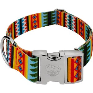 Country Brook Petz 1 1/2 Inch Premium Summer Pines Dog Collar - 1 of 4