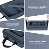 Flatware Storage Case - Durable 5 Compartment Silverware Storage Container Box with Removable Lid and Easy to Carry Handles - 3 of 4