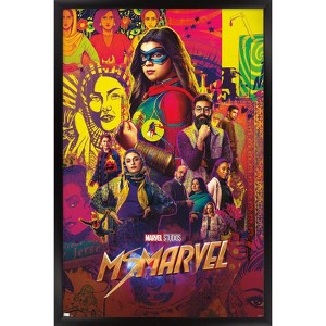 Trends International Marvel Ms. Marvel - One Sheet Framed Wall Poster Prints - 1 of 4