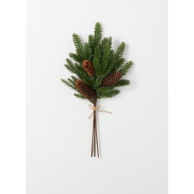Sullivans Pine & Pinecone Artificial Stem 22"H Green